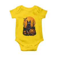 Cool German Shepherd Police Dog Celebrate Halloween Baby Onesie - Wonder Print Shop