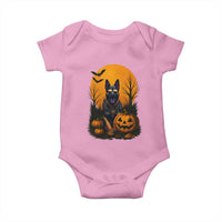 Cool German Shepherd Police Dog Celebrate Halloween Baby Onesie - Wonder Print Shop
