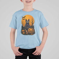 Cool German Shepherd Police Dog Celebrate Halloween T Shirt For Kid - Wonder Print Shop