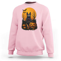 Cool German Shepherd Police Dog Celebrate Halloween Sweatshirt - Wonder Print Shop