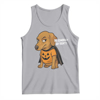 Halloween Dachshund Dog Tank Top Did Somebody Say Treat Meme - Wonder Print Shop