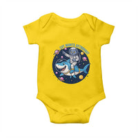 Funny Space Cat Wants Astronaut Baby Onesie Sharks Sci fi Fan Universe - Wonder Print Shop