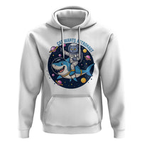 Funny Space Cat Wants Astronaut Hoodie Sharks Sci fi Fan Universe - Wonder Print Shop