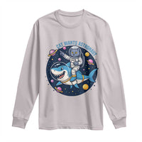 Funny Space Cat Wants Astronaut Long Sleeve Shirt Sharks Sci fi Fan Universe - Wonder Print Shop
