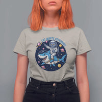 Funny Space Cat Wants Astronaut T Shirt For Women Sharks Sci fi Fan Universe - Wonder Print Shop