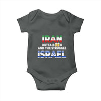 Funny Geopolitical Satire Iran Outta Beer Israel Struggle Baby Onesie