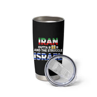 Funny Geopolitical Satire Iran Outta Beer Israel Struggle Tumbler Cup