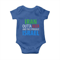 Iran And Israel Political Satire Baby Onesie The Great Beer Struggle