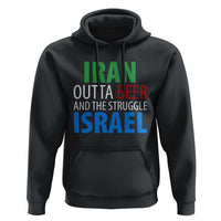 Iran And Israel Political Satire Hoodie The Great Beer Struggle