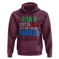 Iran And Israel Political Satire Hoodie The Great Beer Struggle