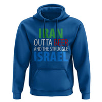 Iran And Israel Political Satire Hoodie The Great Beer Struggle