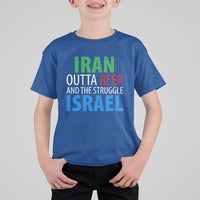 Iran And Israel Political Satire T Shirt For Kid The Great Beer Struggle