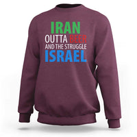 Iran And Israel Political Satire Sweatshirt The Great Beer Struggle