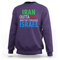 Iran And Israel Political Satire Sweatshirt The Great Beer Struggle