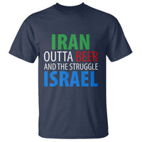 Iran And Israel Political Satire T Shirt The Great Beer Struggle