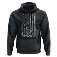 Rattlesnake Surveillance Camera US Flag Camo Graphic Hoodie Dont Flock Me
