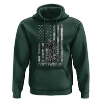 Rattlesnake Surveillance Camera US Flag Camo Graphic Hoodie Dont Flock Me