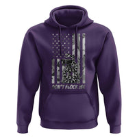 Rattlesnake Surveillance Camera US Flag Camo Graphic Hoodie Dont Flock Me