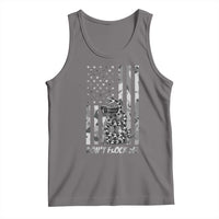 Rattlesnake Surveillance Camera US Flag Camo Graphic Tank Top Dont Flock Me