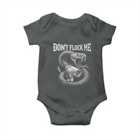 Anti Surveillance Camera Rattlesnake Baby Onesie Dont Flock Me