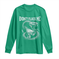 Anti Surveillance Camera Rattlesnake Long Sleeve Shirt Dont Flock Me