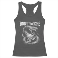 Anti Surveillance Camera Rattlesnake Racerback Tank Top Dont Flock Me