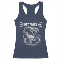 Anti Surveillance Camera Rattlesnake Racerback Tank Top Dont Flock Me
