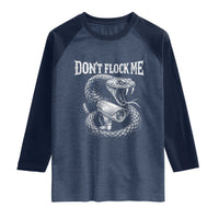 Anti Surveillance Camera Rattlesnake Raglan Shirt Dont Flock Me
