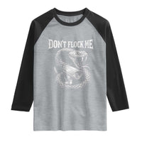 Anti Surveillance Camera Rattlesnake Raglan Shirt Dont Flock Me