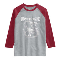 Anti Surveillance Camera Rattlesnake Raglan Shirt Dont Flock Me