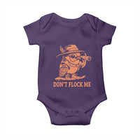 Funny Bird Watching Detective Birdwatcher Baby Onesie Dont Flock Me
