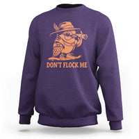 Funny Bird Watching Detective Birdwatcher Sweatshirt Dont Flock Me