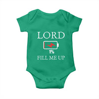 Lord Fill Me Up Faith Christian Jesus Baby Onesie Funny Spiritual Fuel
