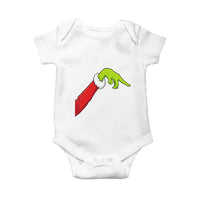 Funny Green Hand Basketball Pointing Meme Baby Onesie Christmas Holiday Gift
