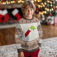 Funny Green Hand Basketball Pointing Meme Ugly Christmas Sweater Christmas Holiday Gift