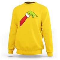Funny Green Hand Basketball Pointing Meme Sweatshirt Christmas Holiday Gift