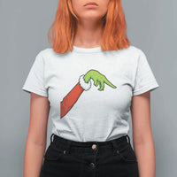 Funny Green Hand Basketball Pointing Meme T Shirt For Women Christmas Holiday Gift