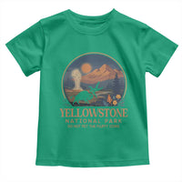Yellowstone National Park Do Not Pet The Fluffy Cows Toddler T Shirt Amusing Bison Encounter Campsite Toss