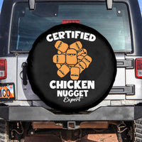 Funny Food Lover Gift Spare Tire Cover Certified Chicken Nugget Expert - Wonder Print Shop