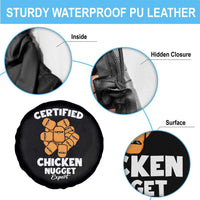 Funny Food Lover Gift Spare Tire Cover Certified Chicken Nugget Expert - Wonder Print Shop