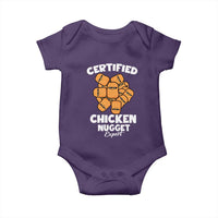 Funny Food Lover Gift Baby Onesie Certified Chicken Nugget Expert - Wonder Print Shop