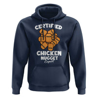 Funny Food Lover Gift Hoodie Certified Chicken Nugget Expert - Wonder Print Shop