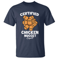 Funny Food Lover Gift T Shirt Certified Chicken Nugget Expert - Wonder Print Shop