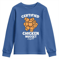 Funny Food Lover Gift Youth Sweatshirt Certified Chicken Nugget Expert - Wonder Print Shop