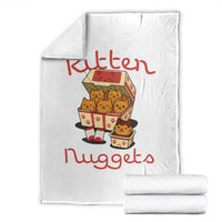 Kitten Nuggets Throw Blanket Funny Cat Lover Gift - Wonder Print Shop