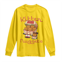 Kitten Nuggets Long Sleeve Shirt Funny Cat Lover Gift - Wonder Print Shop