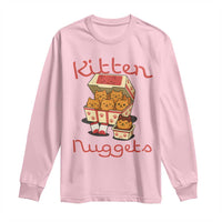 Kitten Nuggets Long Sleeve Shirt Funny Cat Lover Gift - Wonder Print Shop