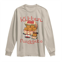 Kitten Nuggets Long Sleeve Shirt Funny Cat Lover Gift - Wonder Print Shop