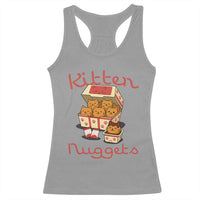 Kitten Nuggets Racerback Tank Top Funny Cat Lover Gift - Wonder Print Shop
