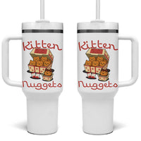 Kitten Nuggets Tumbler With Handle Funny Cat Lover Gift